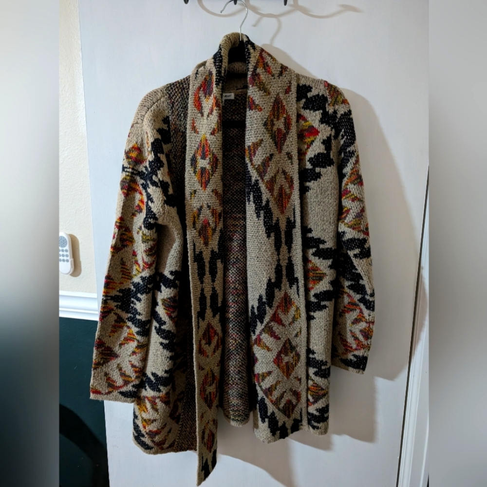 Aztec Print Cardigan